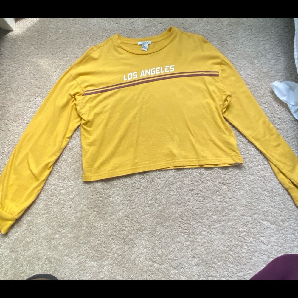 Los Angeles Cropped Long Sleeve